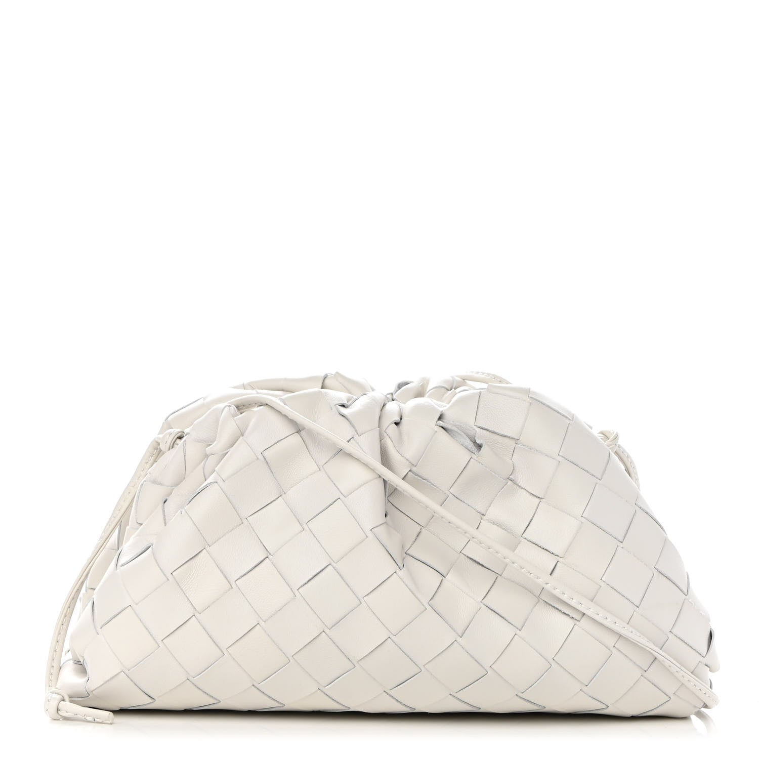 Bottega Veneta Nappa Intrecciato The Mini Pouch Chalk 1 of 10