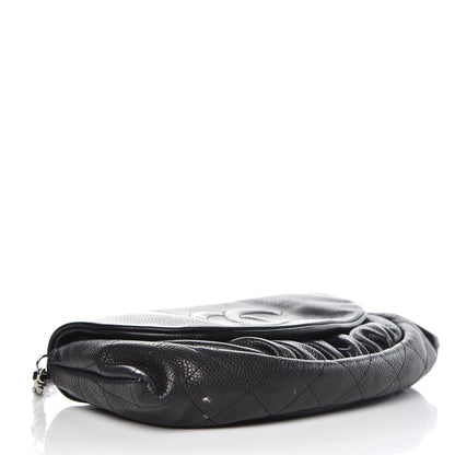 Chanel Caviar Half Moon Wallet On Chain WOC Black 4 of 11