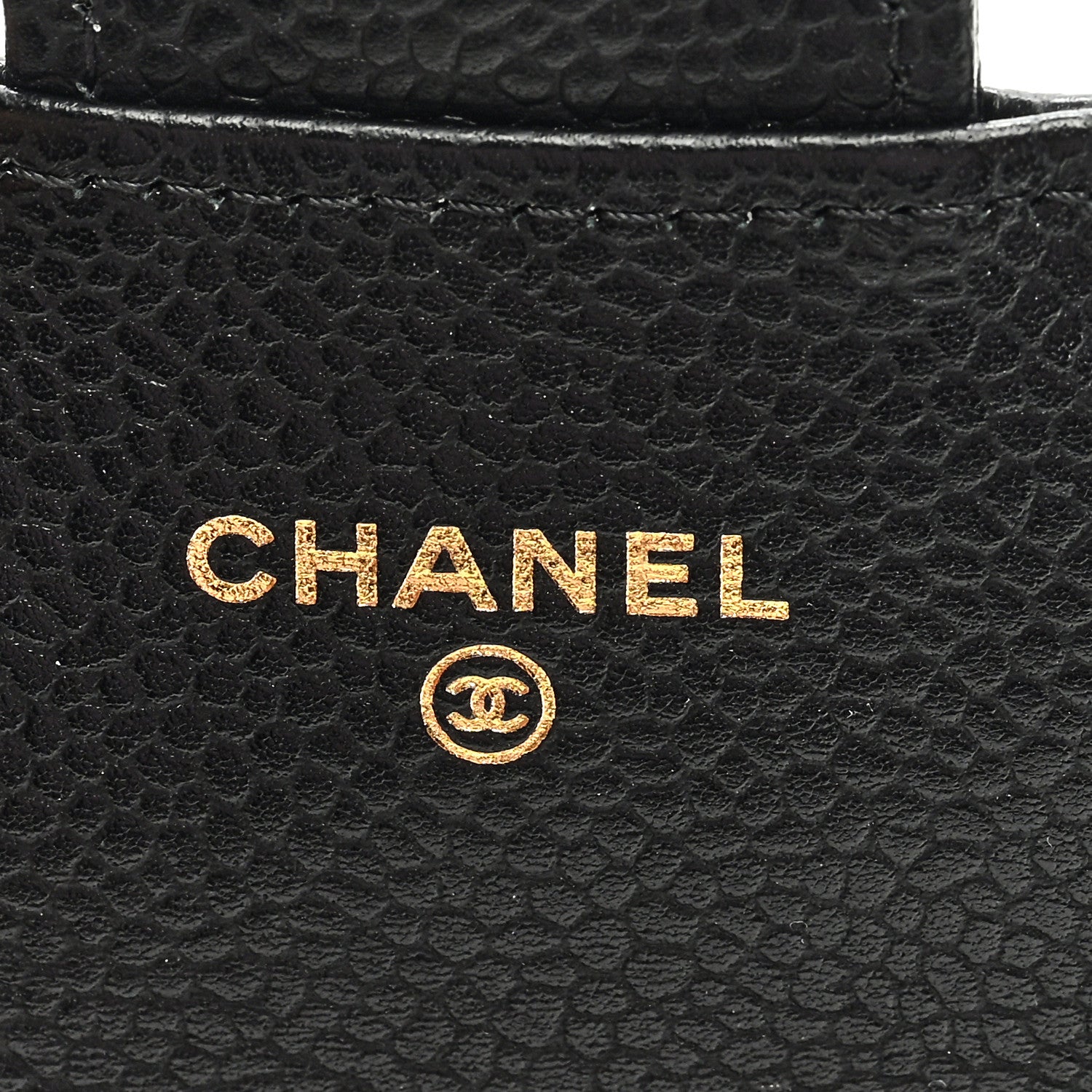 Chanel Caviar Quilted Flap Card Holder Wallet Black 6 of 7