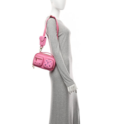 Louis Vuitton Calfskin Embossed Monogram Vuittamins Utility Crossbody Rose Violet 2 of 9