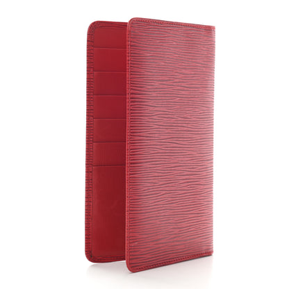 Louis Vuitton Epi Porte-Cartes Credit Yen Wallet Castillan Red 3 of 7