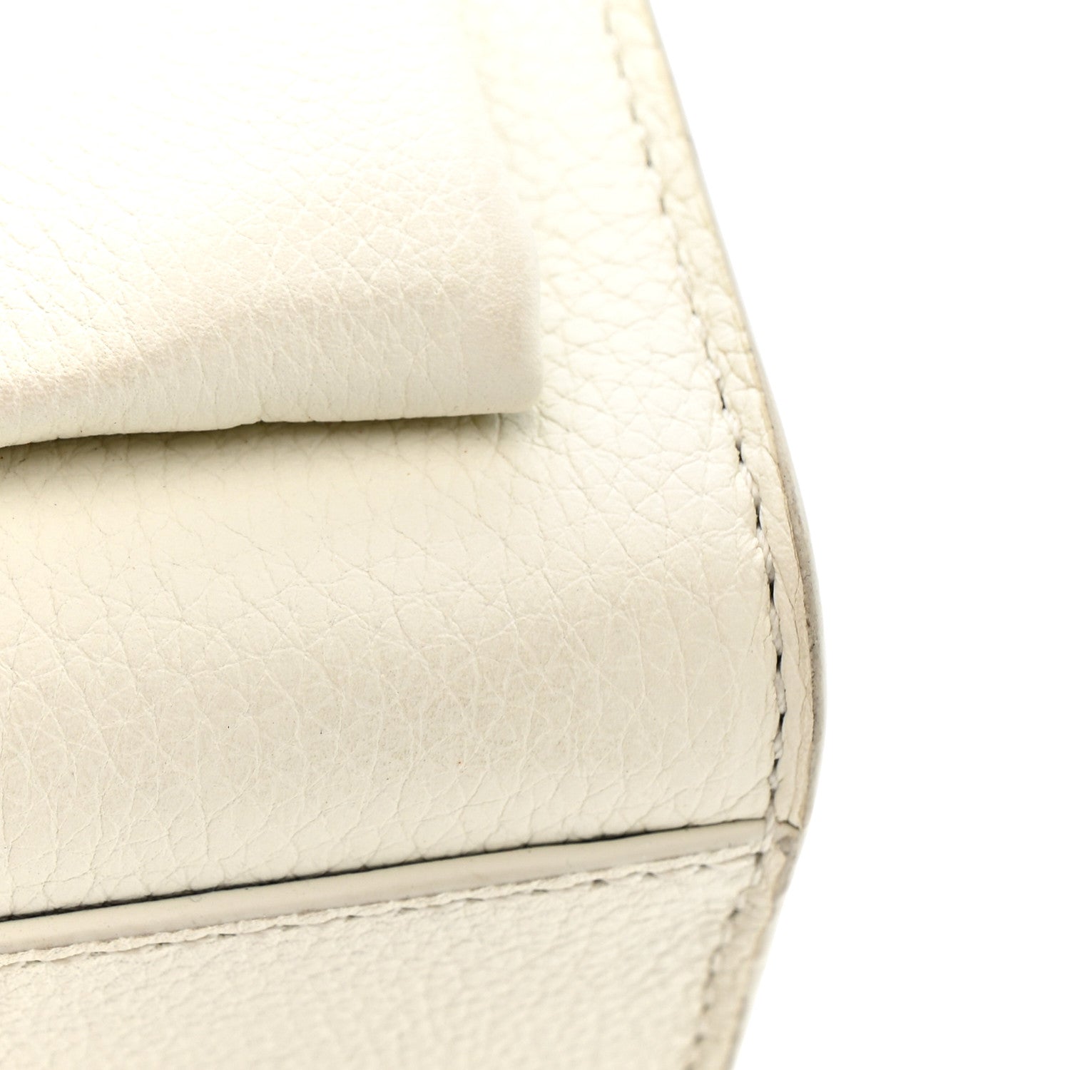 Louis Vuitton Soft Calfskin Mylockme Chain Bag BB White 15 of 16
