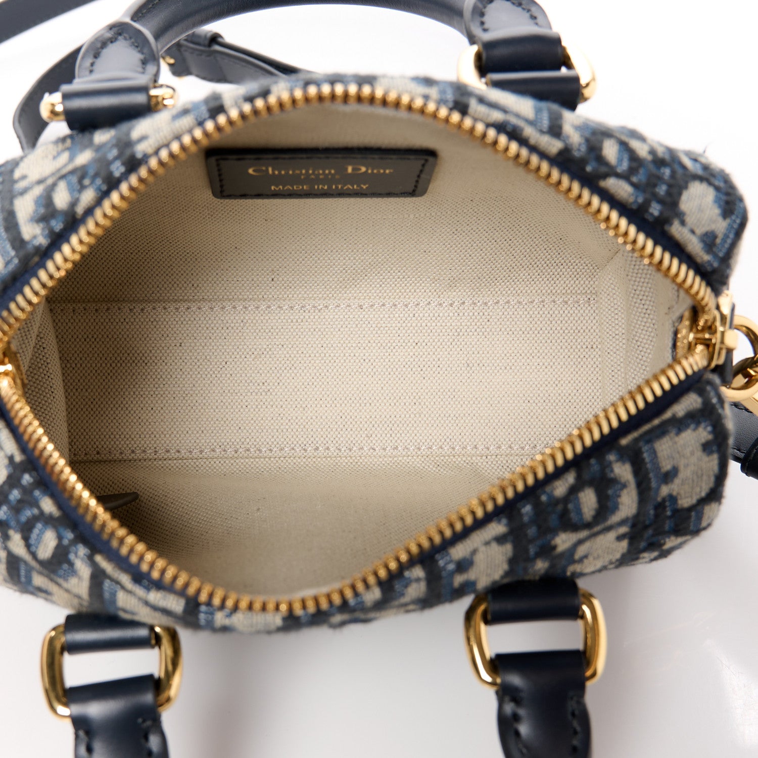 Christian Dior Oblique Nano Groove 17 Bag Blue 1543213 – FASHIONPHILE