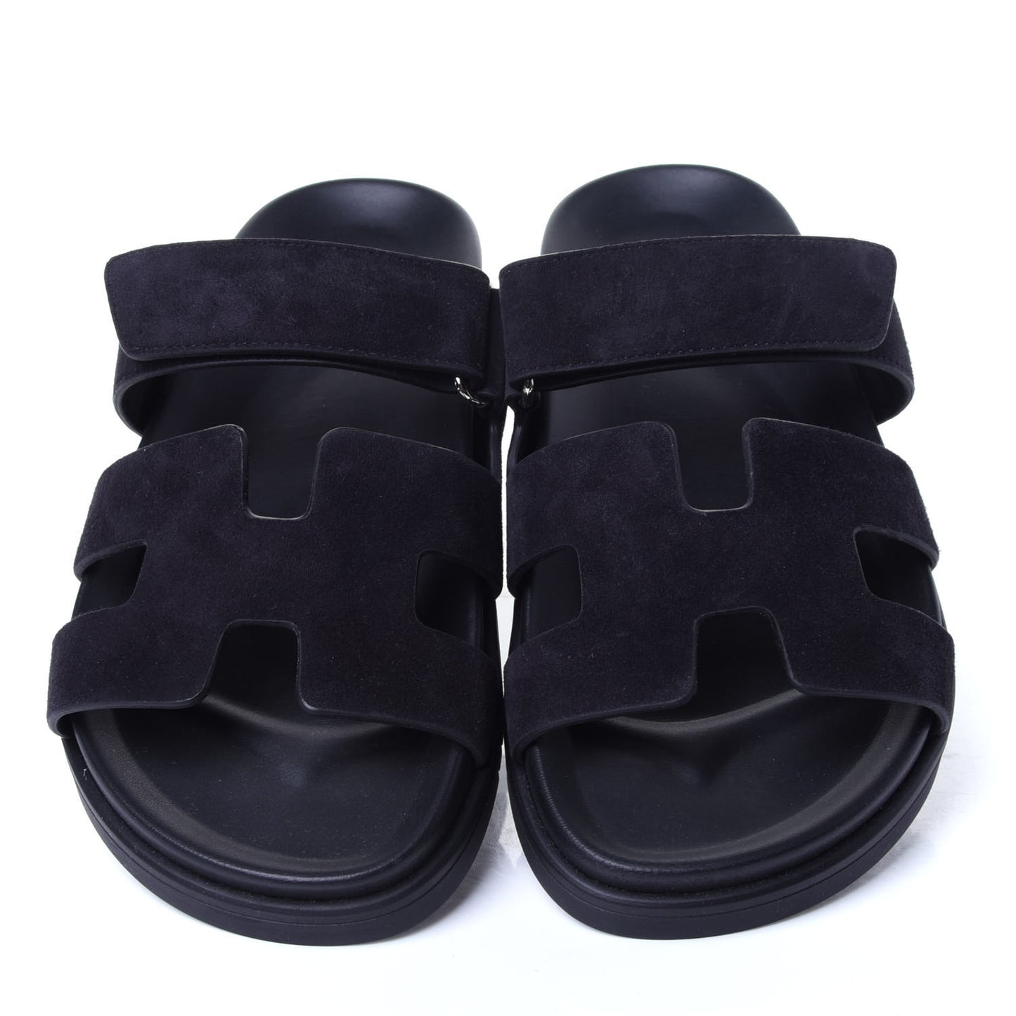 Suede Womens Chypre Sandals 39.5 Black