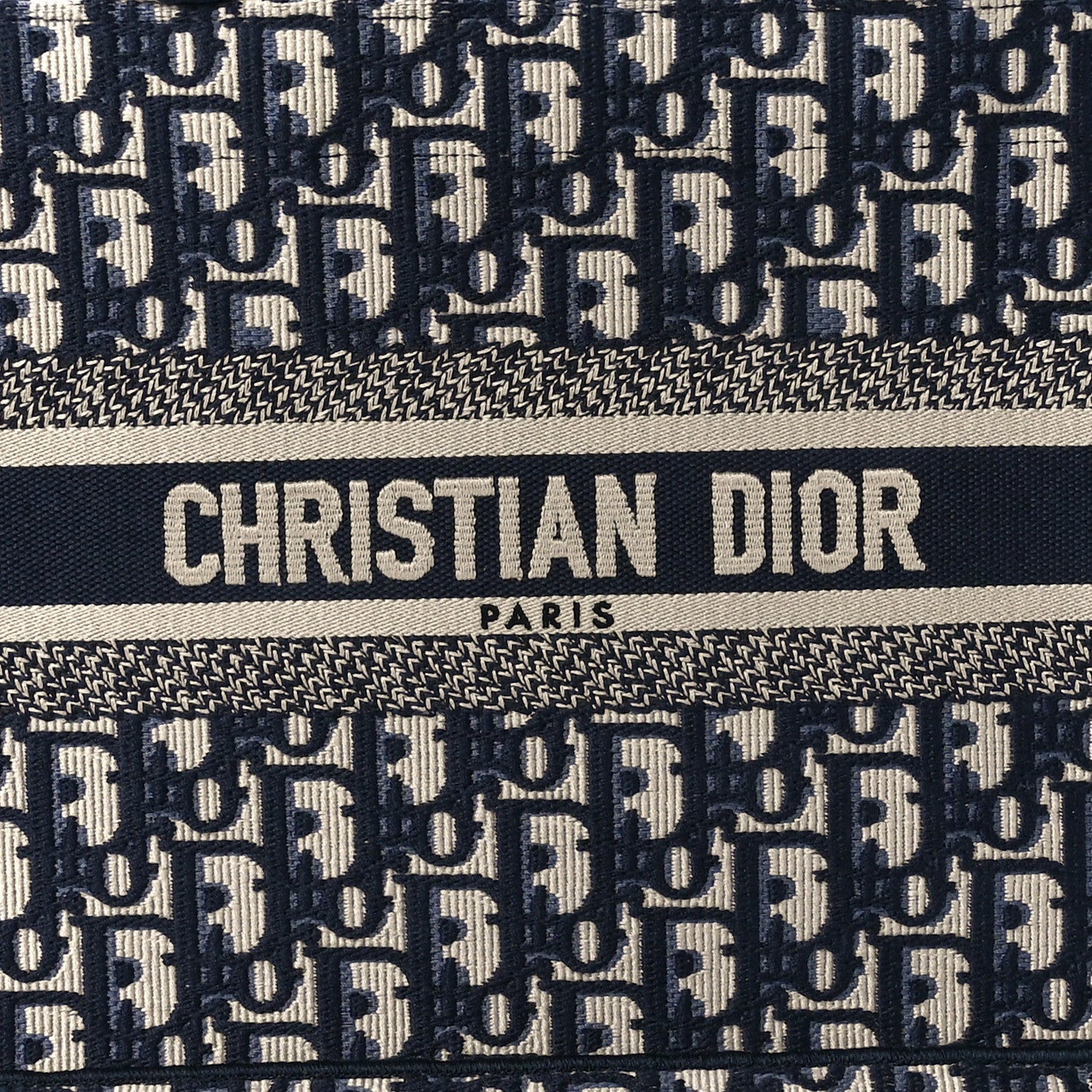 Christian Dior Oblique Small Book Tote Blue Multicolor 8 of 11