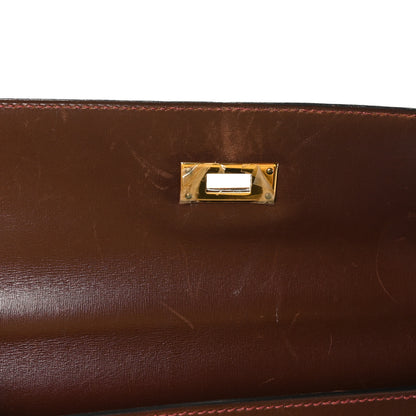 Hermes Box Kelly Retourne 35 Havane 12 of 13