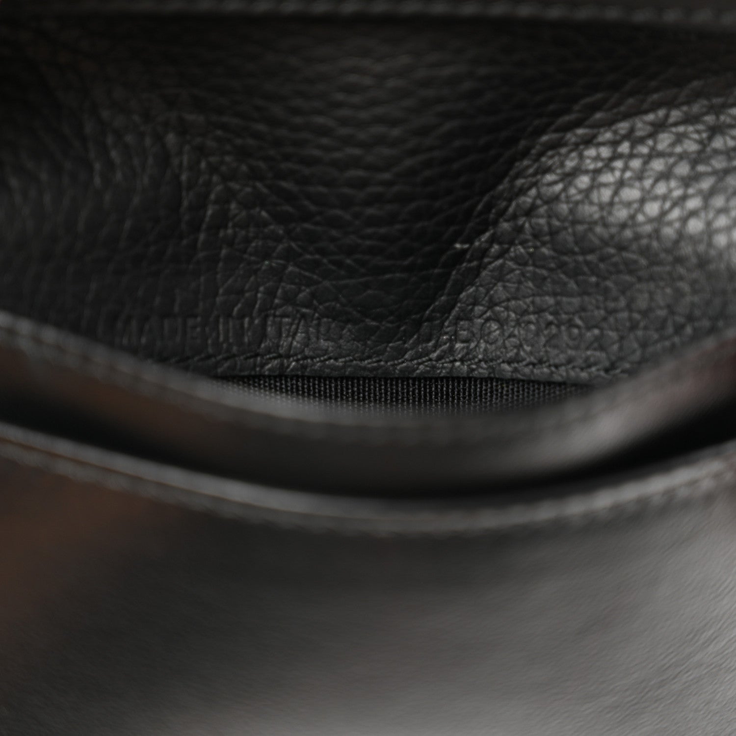Christian Dior Grained Calfskin CD Icon Wallet Black 7 of 8