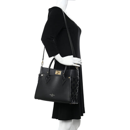Louis Vuitton Calfskin Monogram Tufting On My Side Black 2 of 12