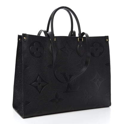 Louis Vuitton Empreinte Monogram Giant Onthego GM Black 3 of 10