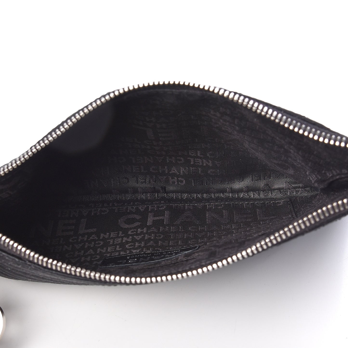 Satin CC Evening Bag Black