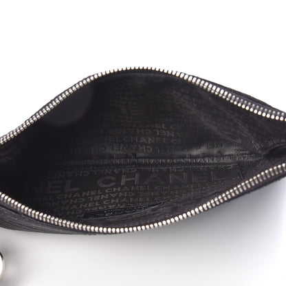 Chanel Satin CC Evening Bag Black 5 of 8