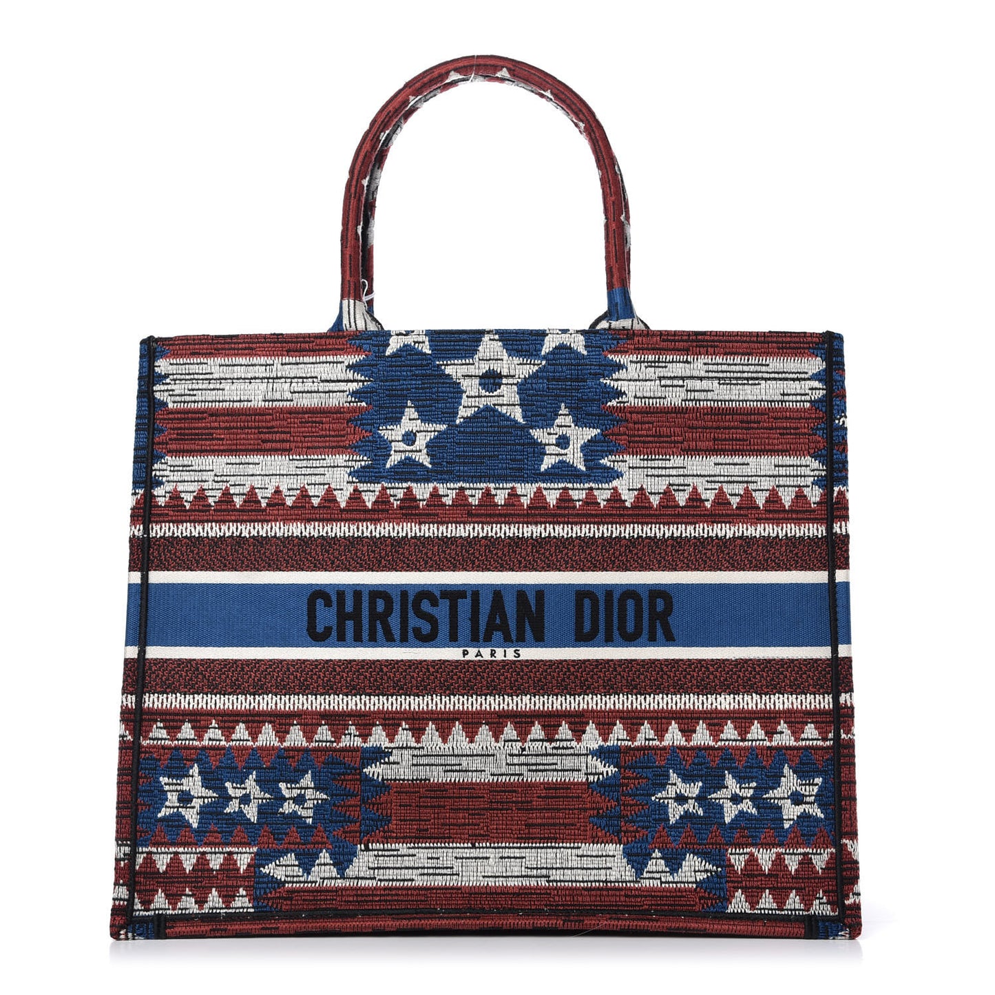 Canvas Embroidered Exclusive US Book Tote Multicolor