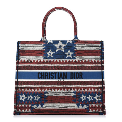 Christian Dior Canvas Embroidered Exclusive US Book Tote Multicolor 1 of 10