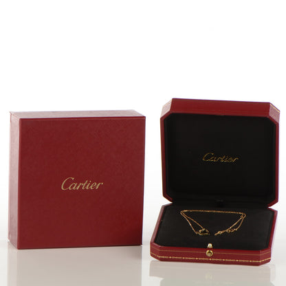 Cartier 18K Pink Yellow White Gold Trinity Heart Necklace 3 of 4