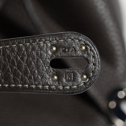 Hermes Taurillon Clemence Lindy 34 Graphite 10 of 16