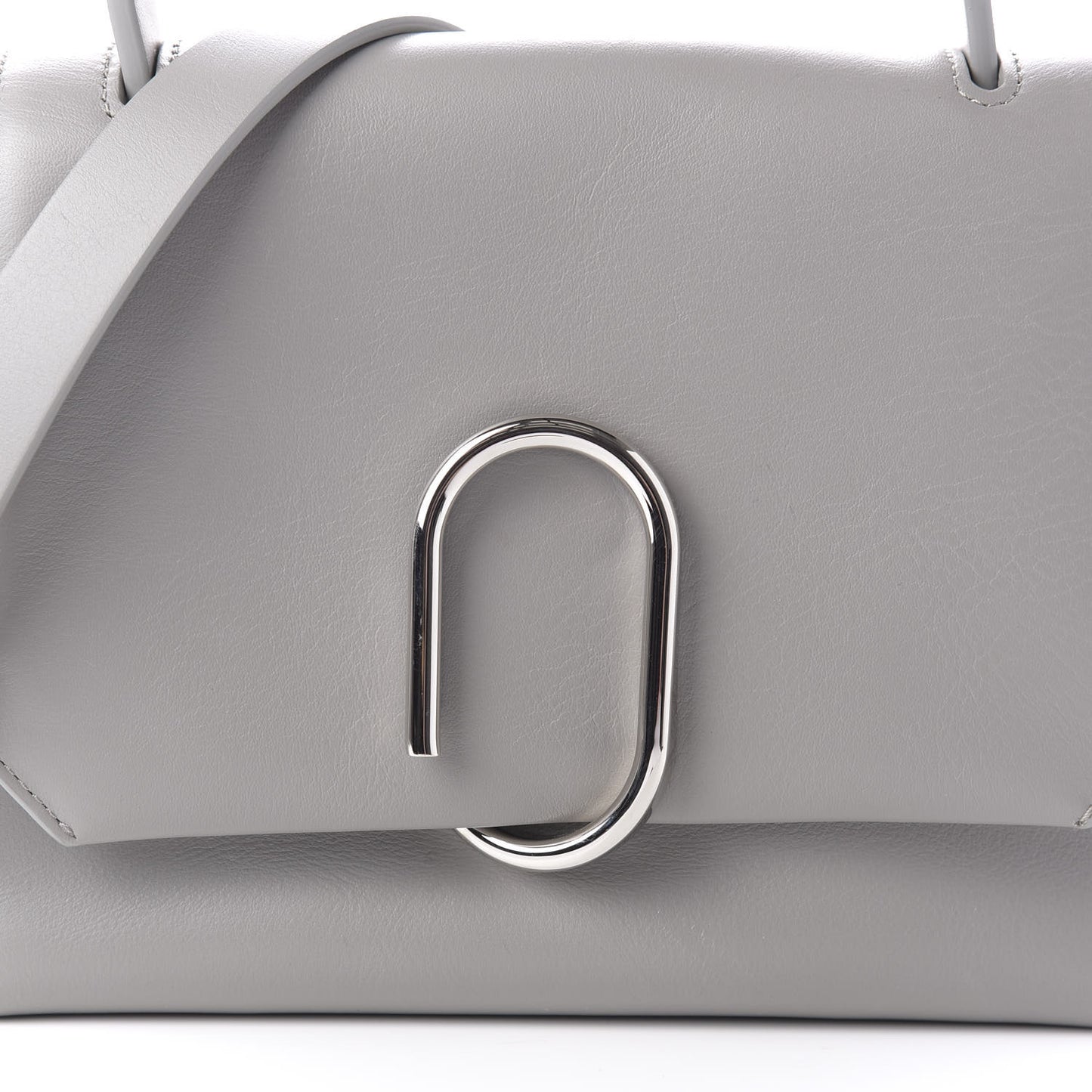 3.1 Smooth Calfskin Mini Alix Top Handle Satchel Cement