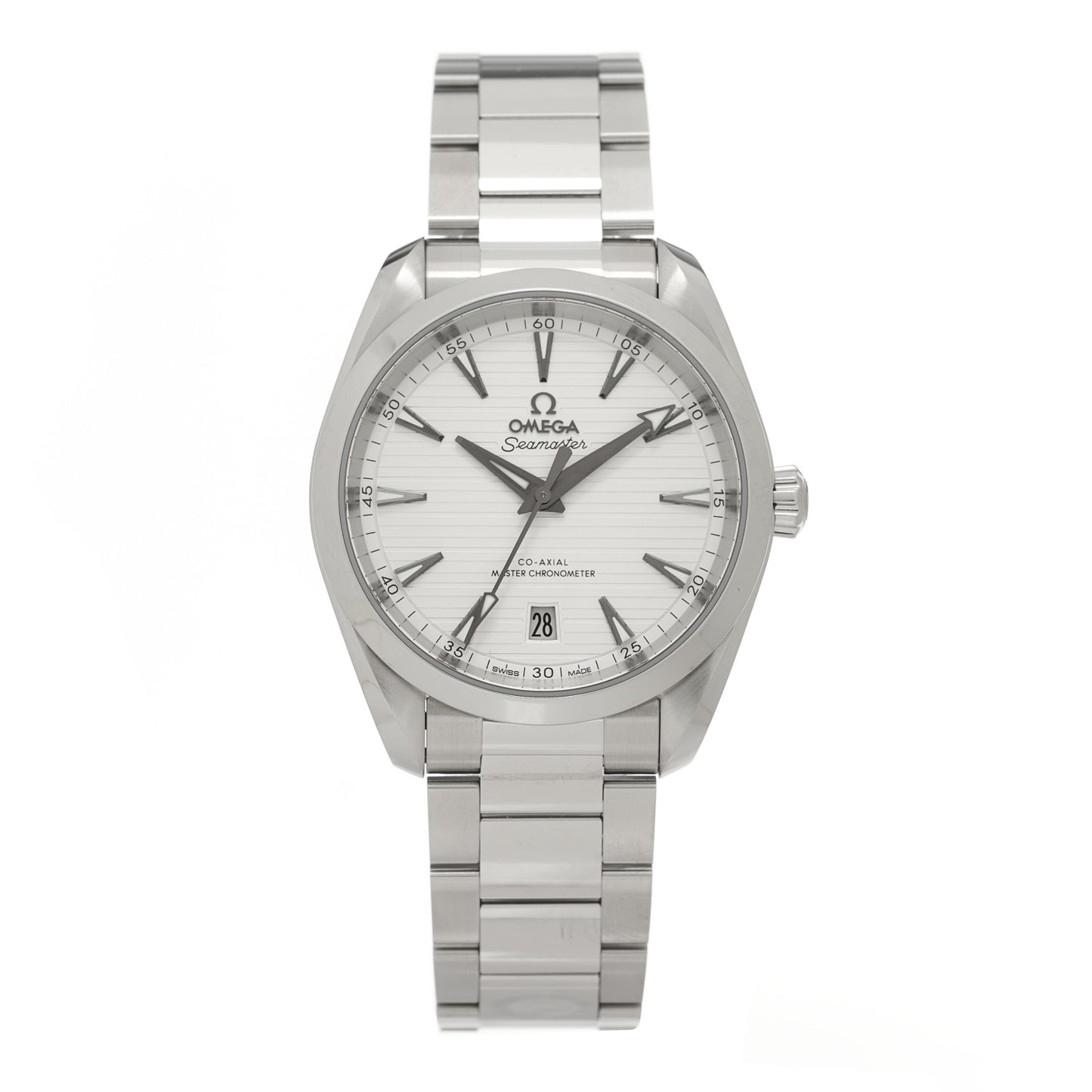 Stainless Steel 38mm Seamaster Aqua Terra 150M Co-Axial Automatic Watch Silver 220.10.38.20.02.001