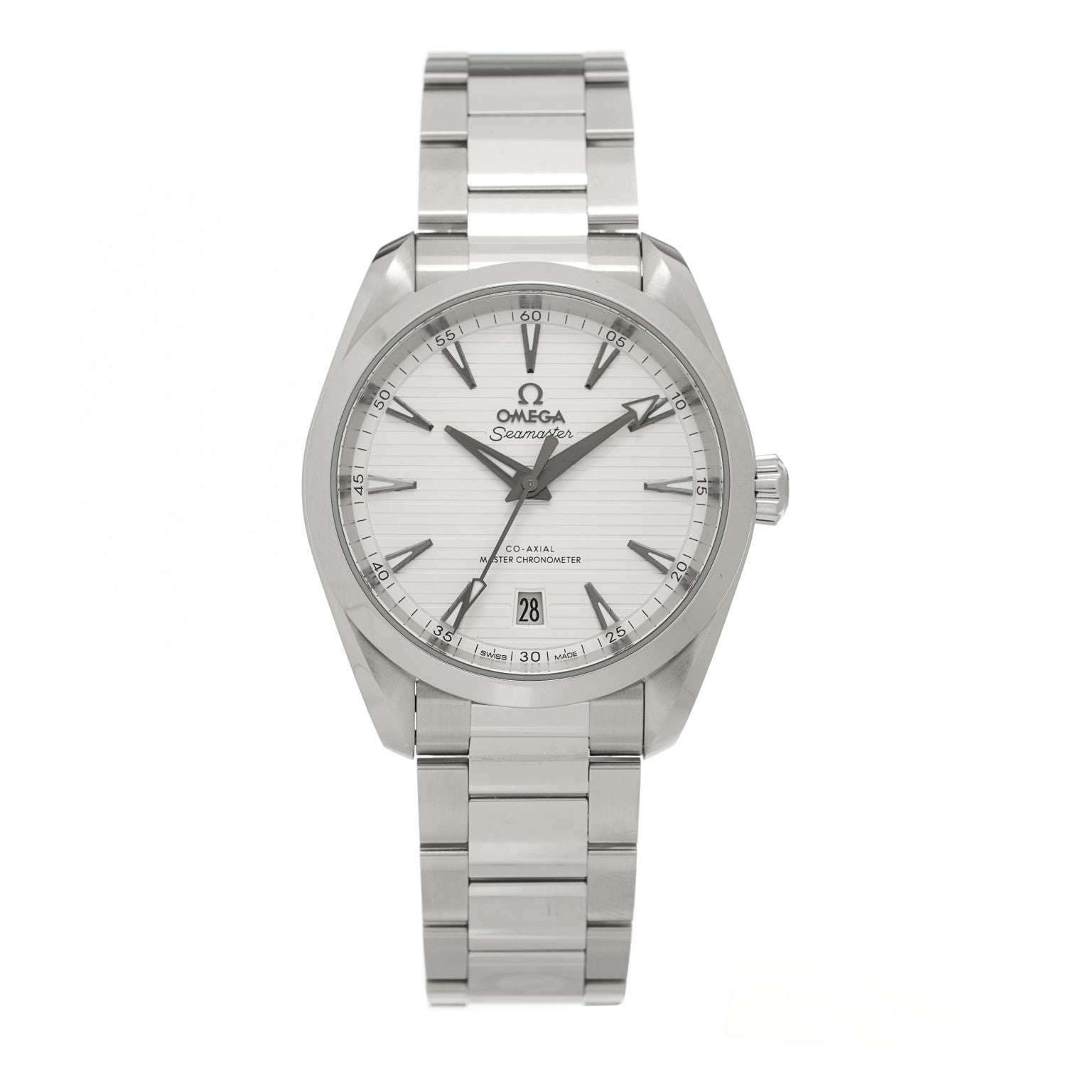 Omega Stainless Steel 38mm Seamaster Aqua Terra 150M Co-Axial Automatic Watch Silver 220.10.38.20.02.001 1 of 5