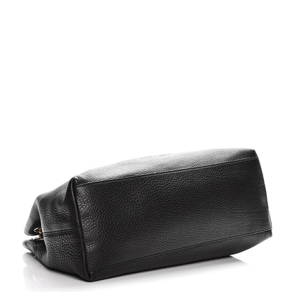 Gucci Pebbled Calfskin Medium Soho Chain Shoulder Bag Black 4 of 11