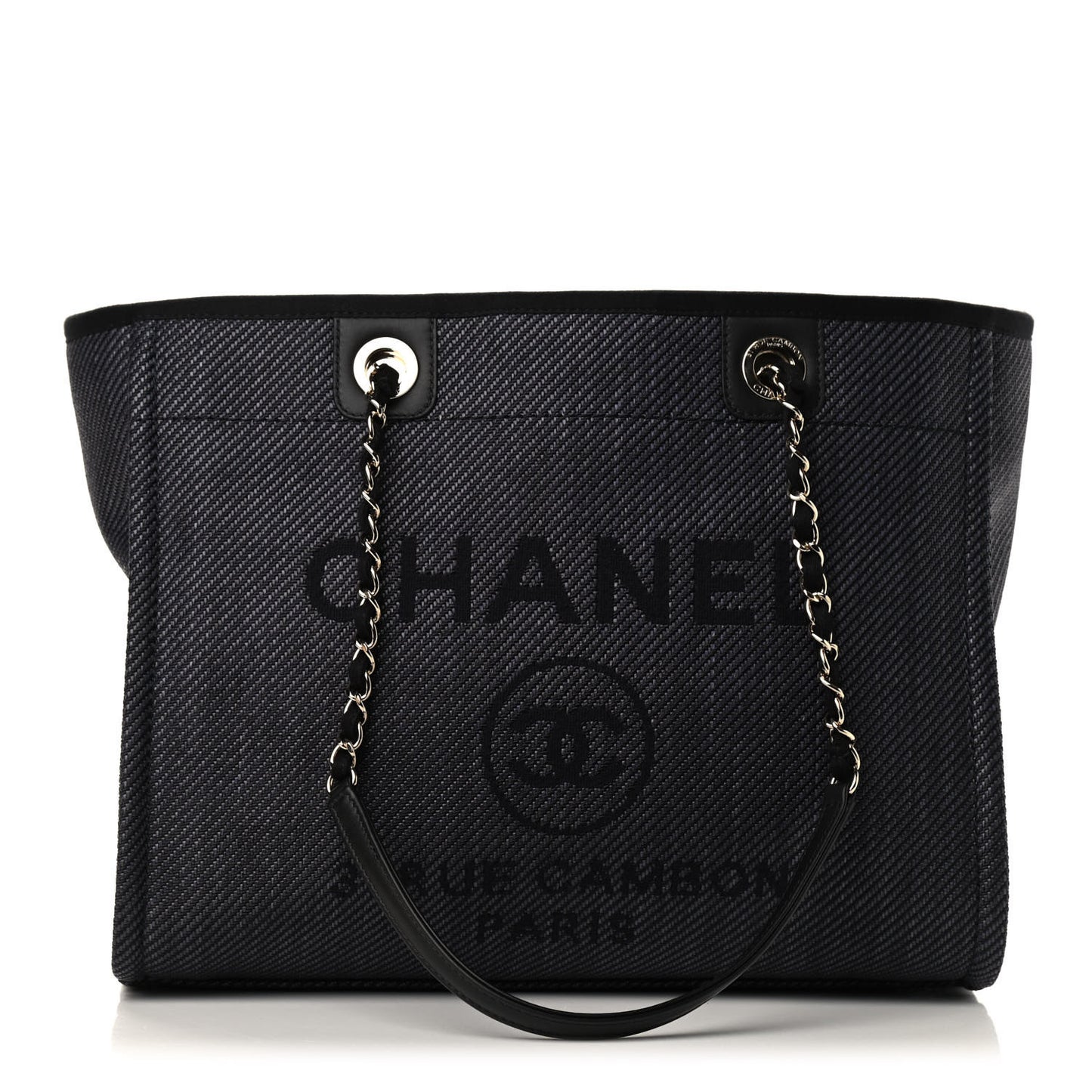 Mixed Fibers Small Deauville Tote Black