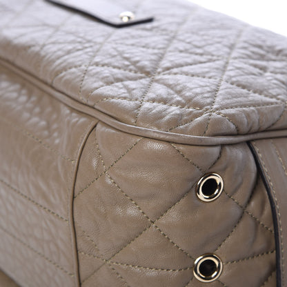 Mulberry Nappa Quilted Oversized Tillie Satchel Birds Nest 12 of 15
