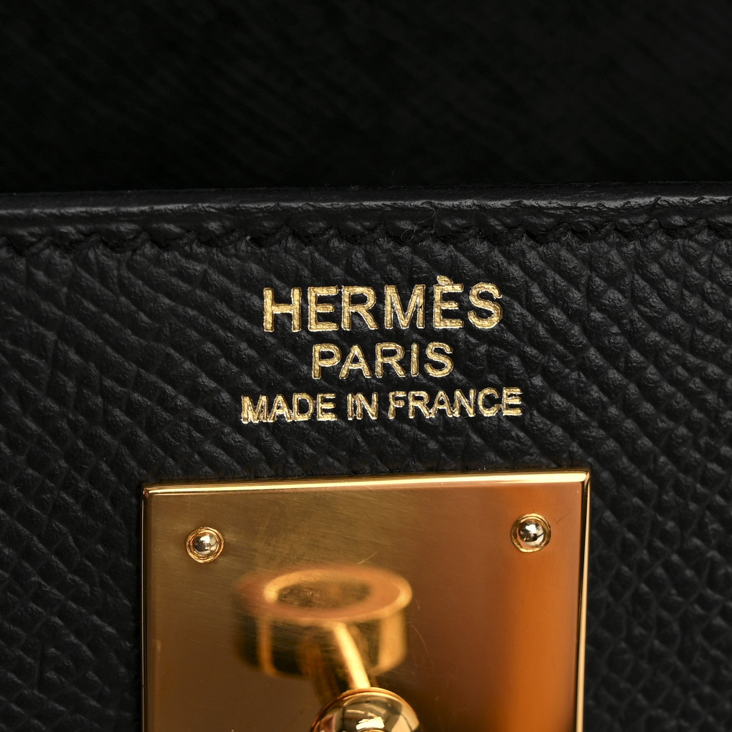 Hermes Epsom Kelly Sellier 32 Black 6 of 13