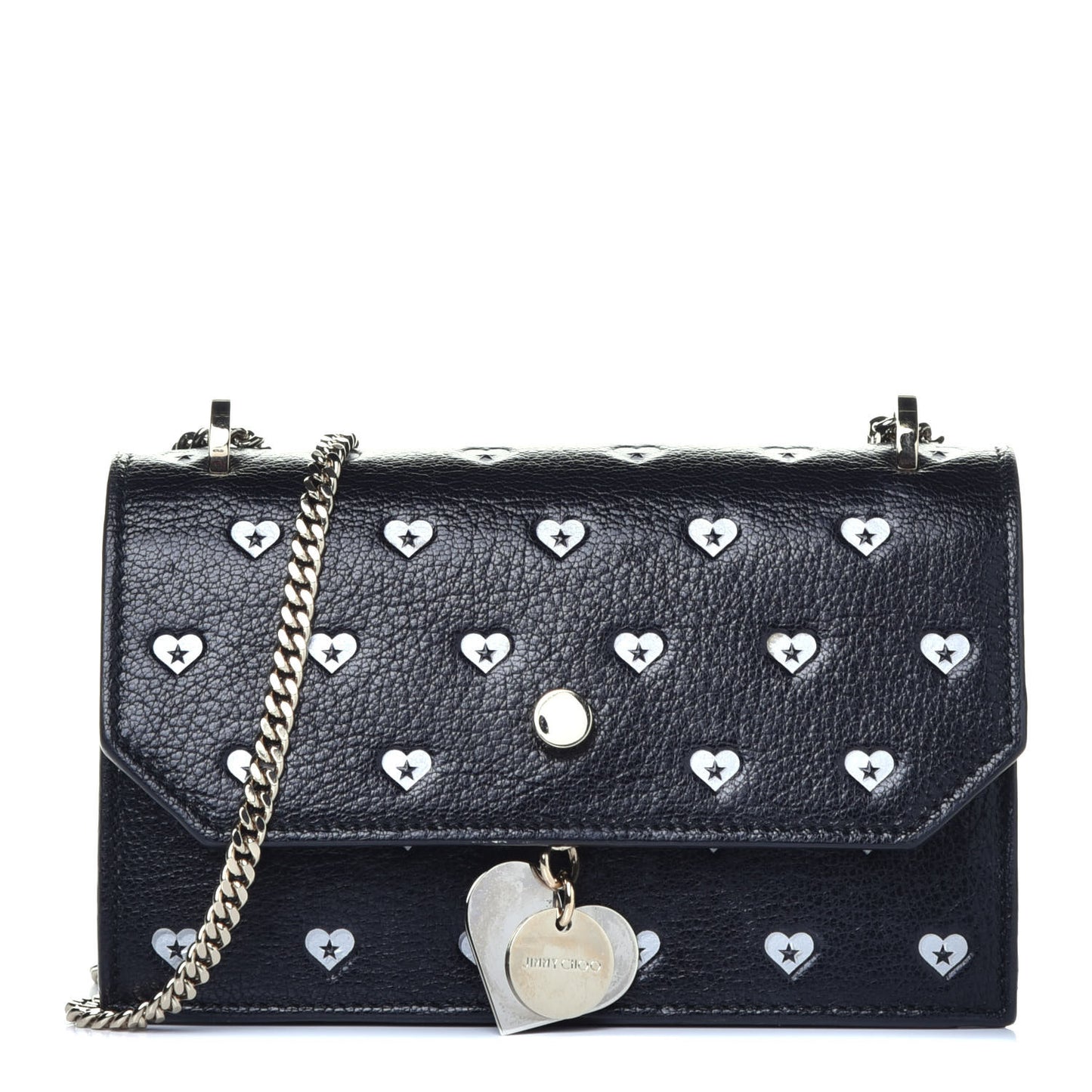 Calfskin Mini Chain Crossbody Black
