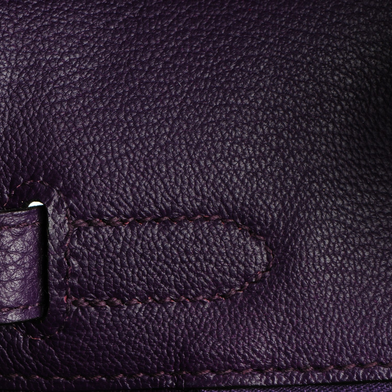 Hermes Taurillon Clemence Birkin 30 Ultraviolet 21 of 27