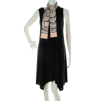 Louis Vuitton Silk Monogram Trunks Bandeau Rose Poudre 2 of 6