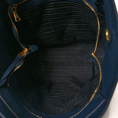 Prada Vitello Phenix Tote Baltico 5 of 9