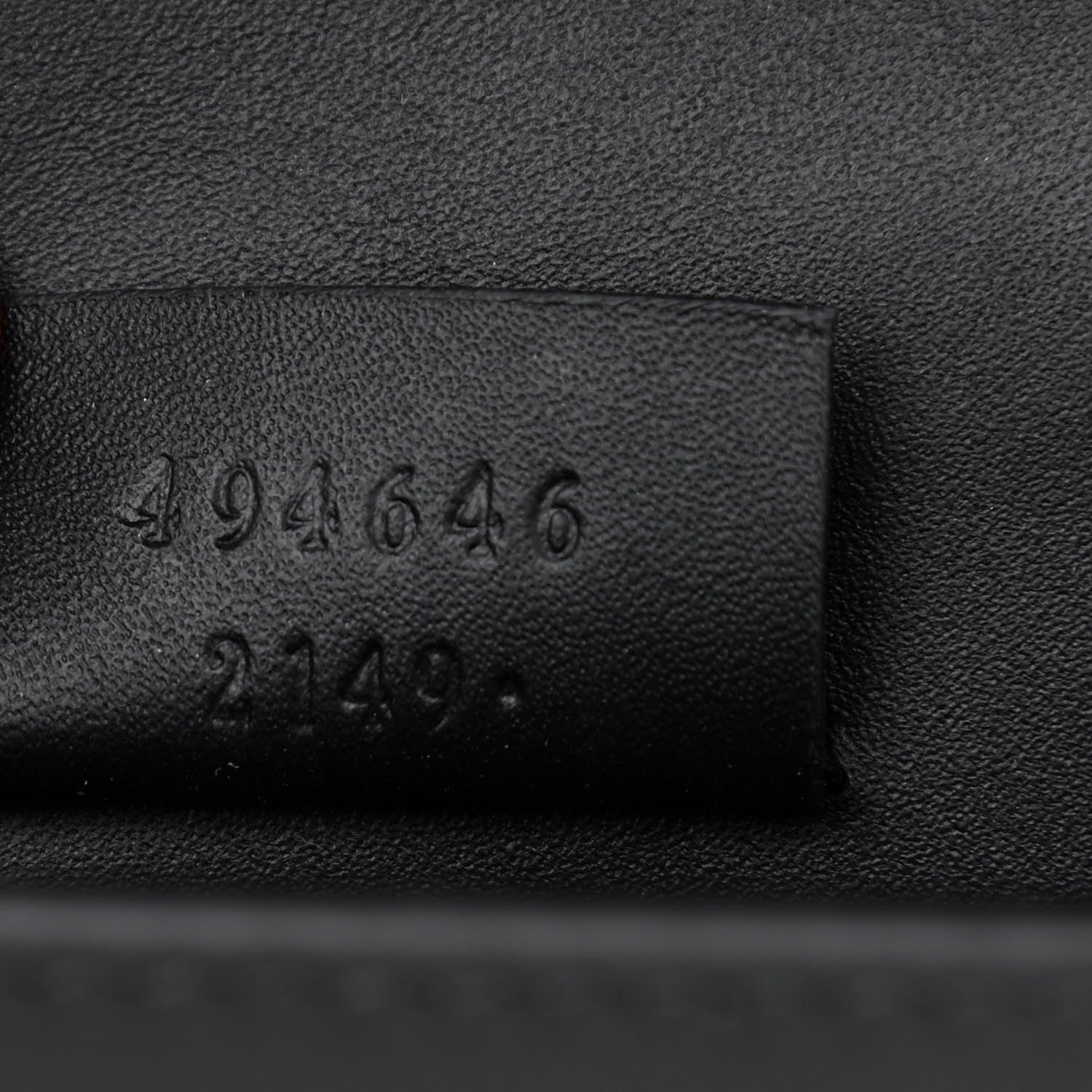 Gucci Calfskin Super Mini Sylvie Chain Shoulder Bag Black 6 of 7