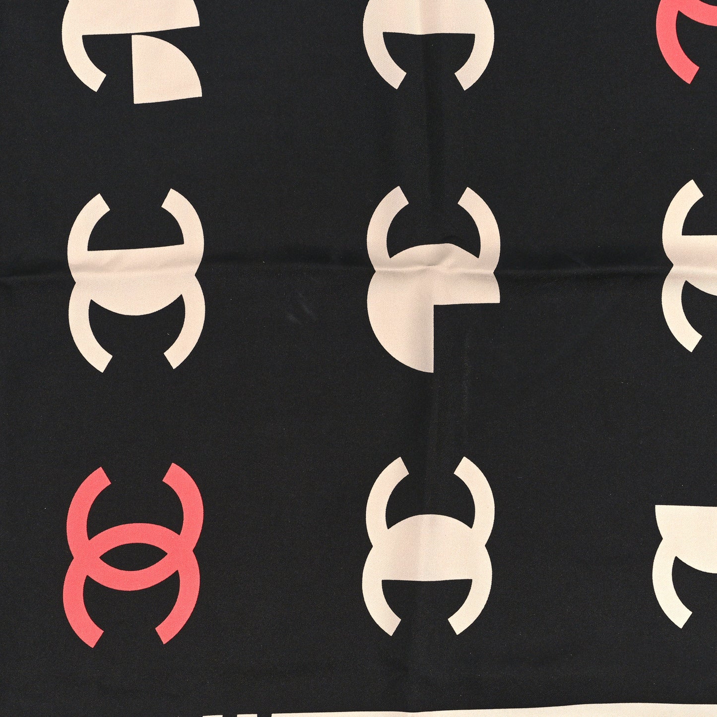 Silk CC Square Scarf Multicolor