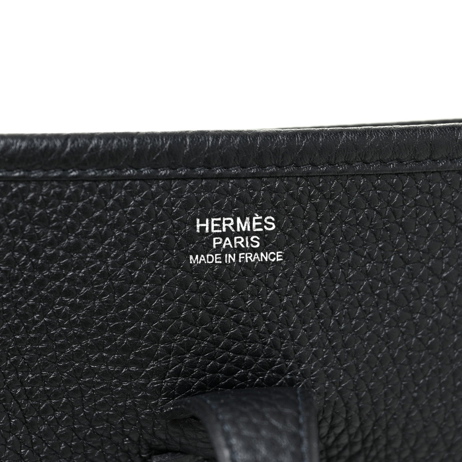 Hermes Taurillon Clemence Evelyne II PM Black 5 of 9