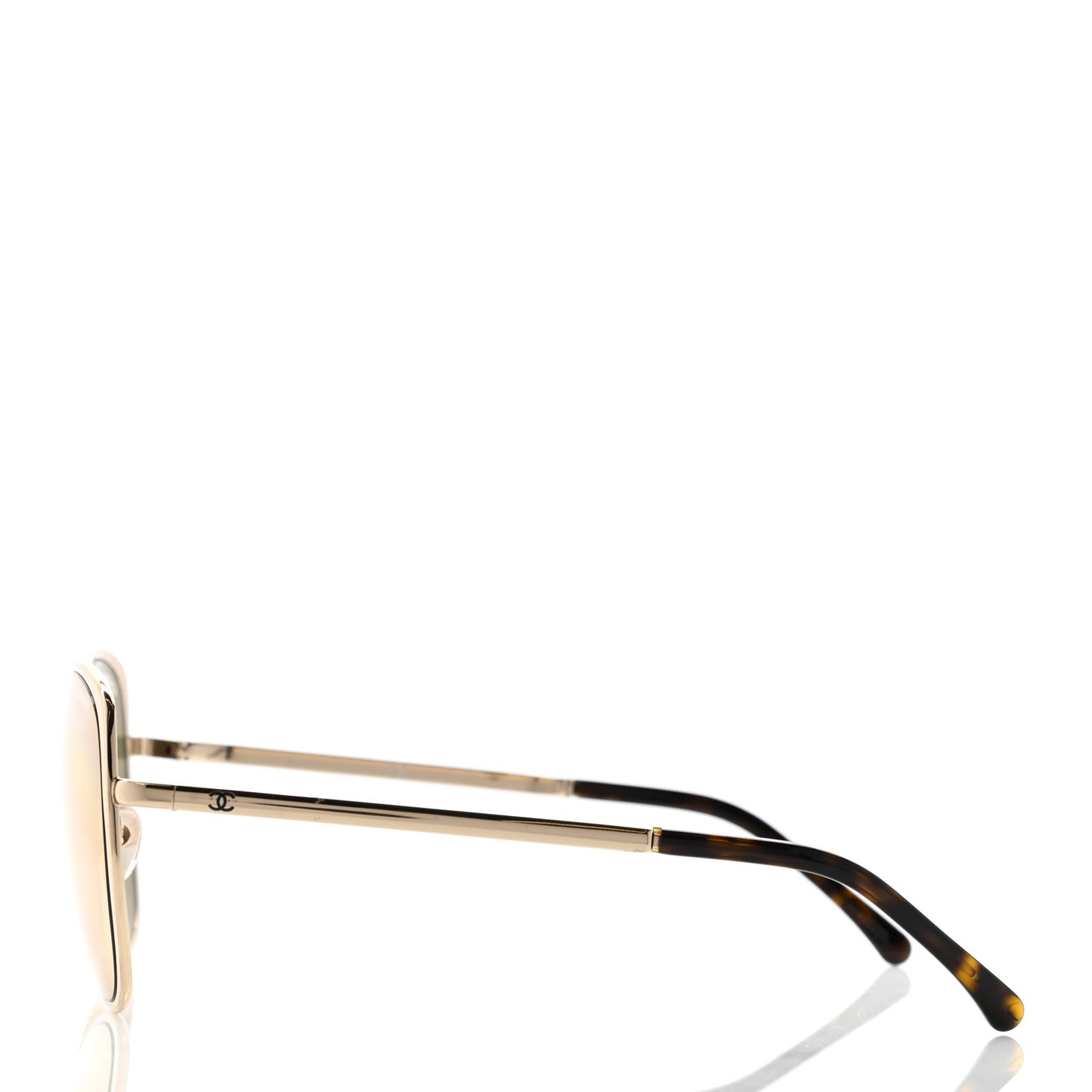 Metal Mirrored Pilot Summer Sunglasses 4223 Gold