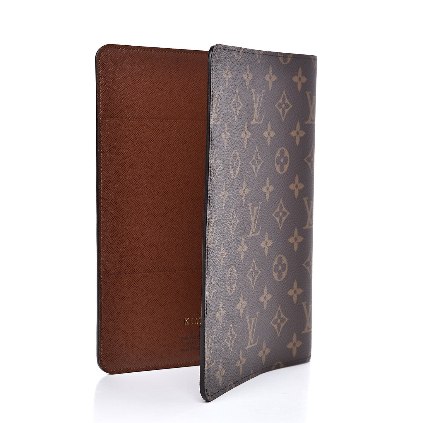 Monogram Desk Agenda Cover
