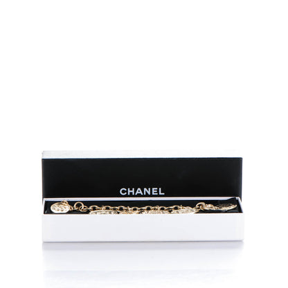 Chanel CC Medallion Charm Bracelet Gold 8 of 8