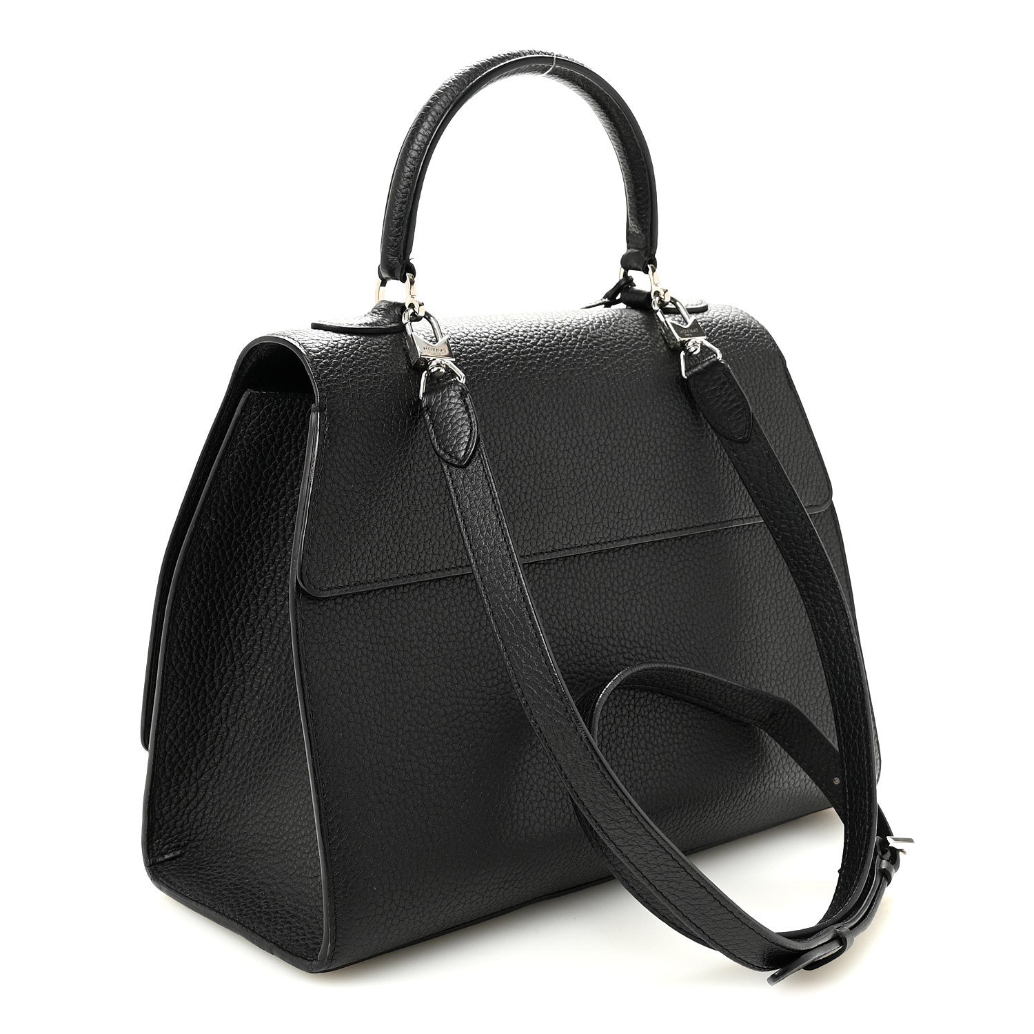 Moynat Taurillon Blush Rejane MM Black 3 of 9