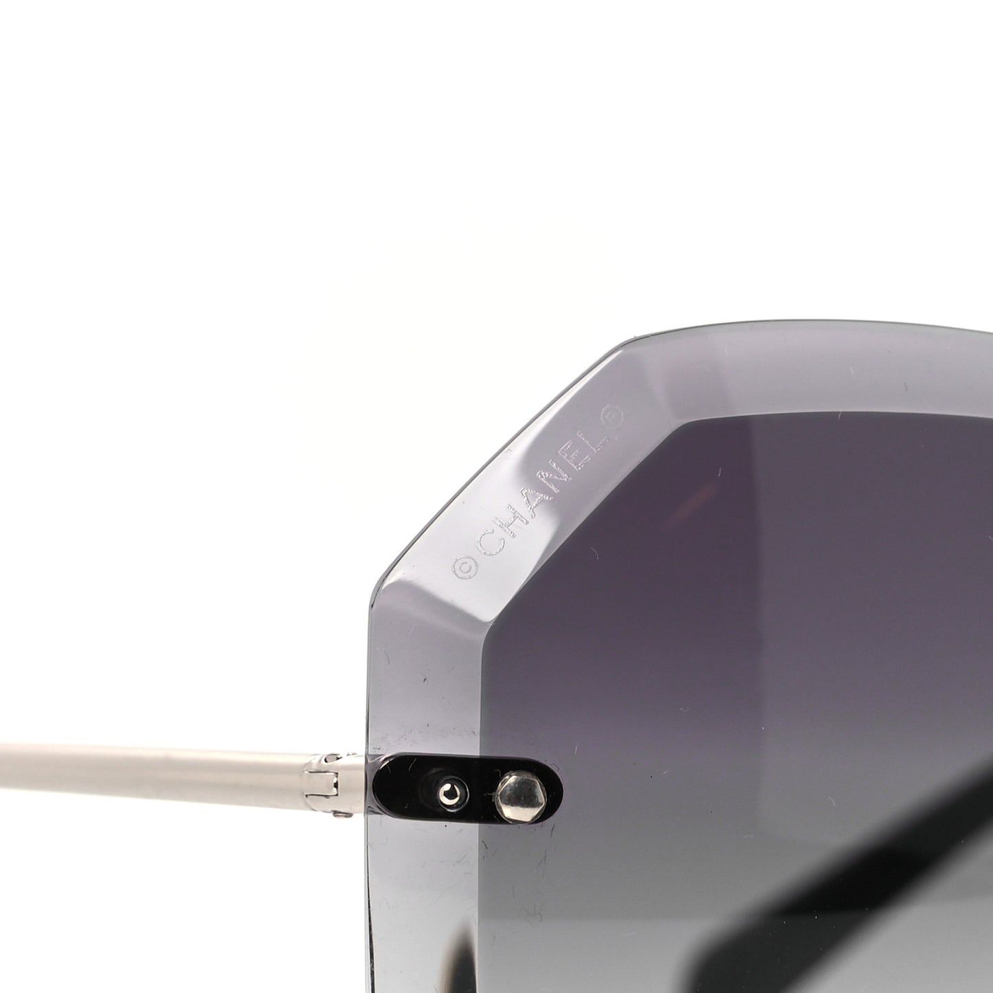 Metal Spring Round Sunglasses 4220 Silver