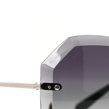 Chanel Metal Spring Round Sunglasses 4220 Silver 8 of 10
