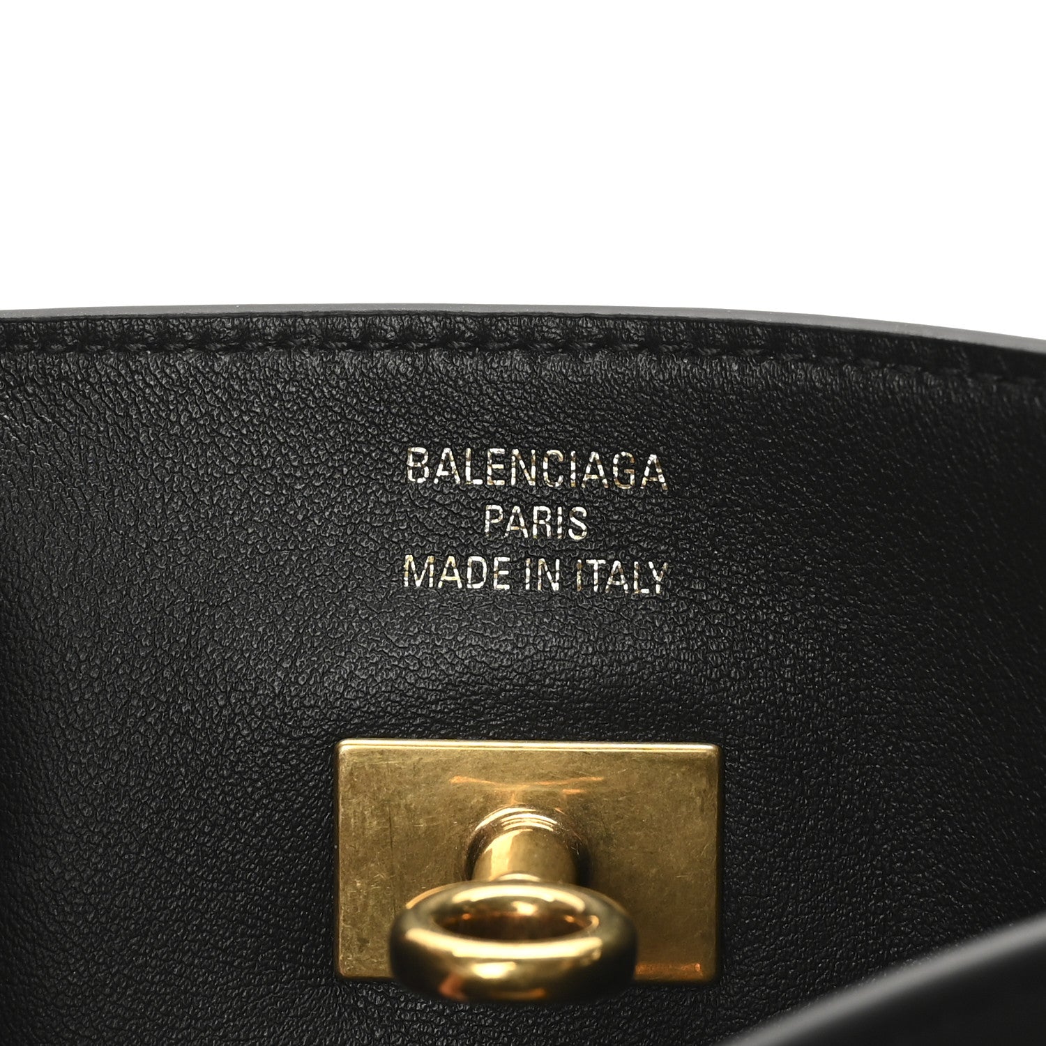 Balenciaga Smooth Calfskin Small Bel Air Shoulder Bag Black 6 of 9