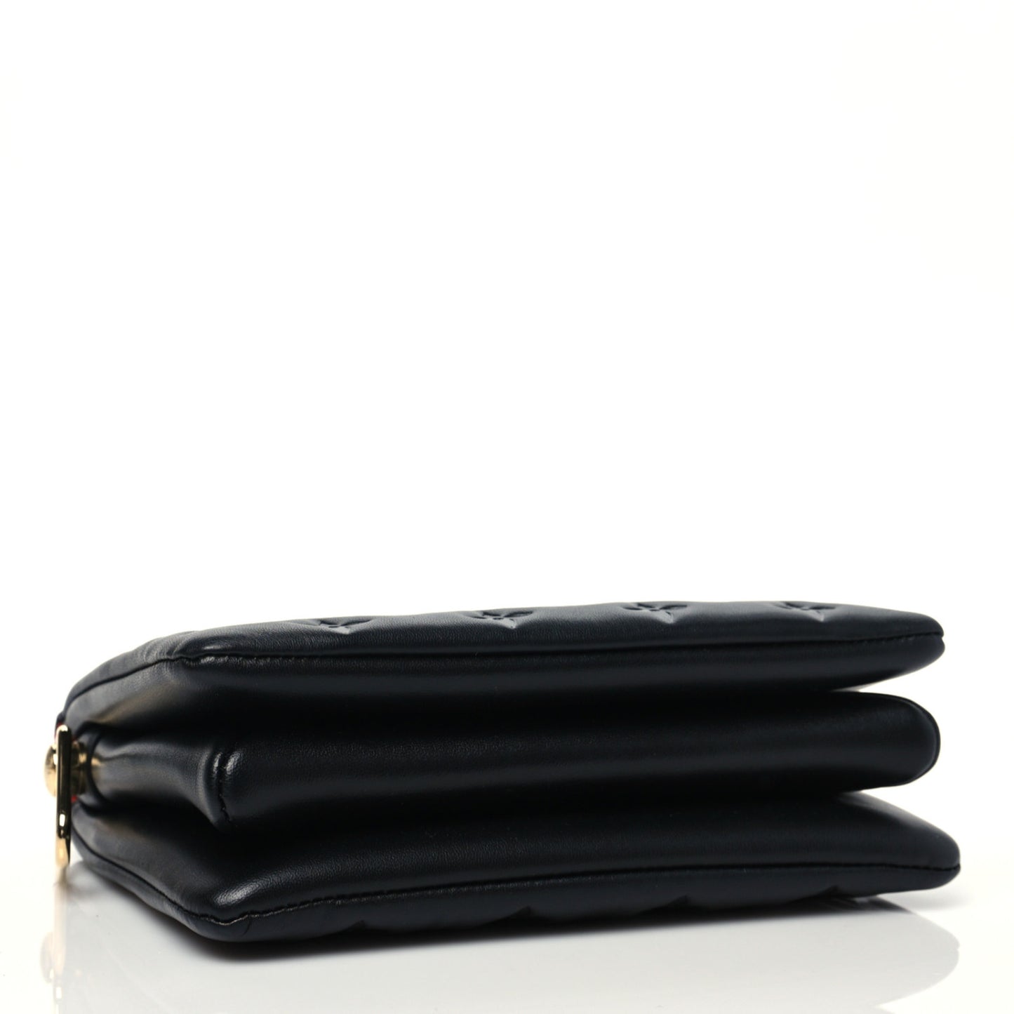Lambskin Embossed Monogram Coussin BB Black