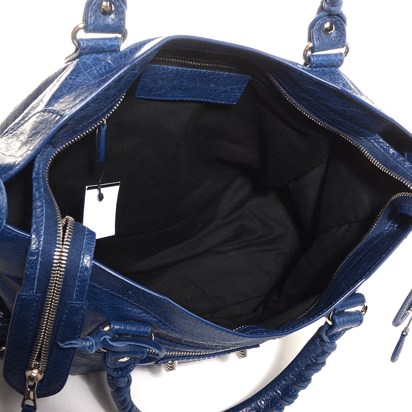 Agneau Giant 12 Silver Hardware City Bleu Mineral Light Bleu Mineral
