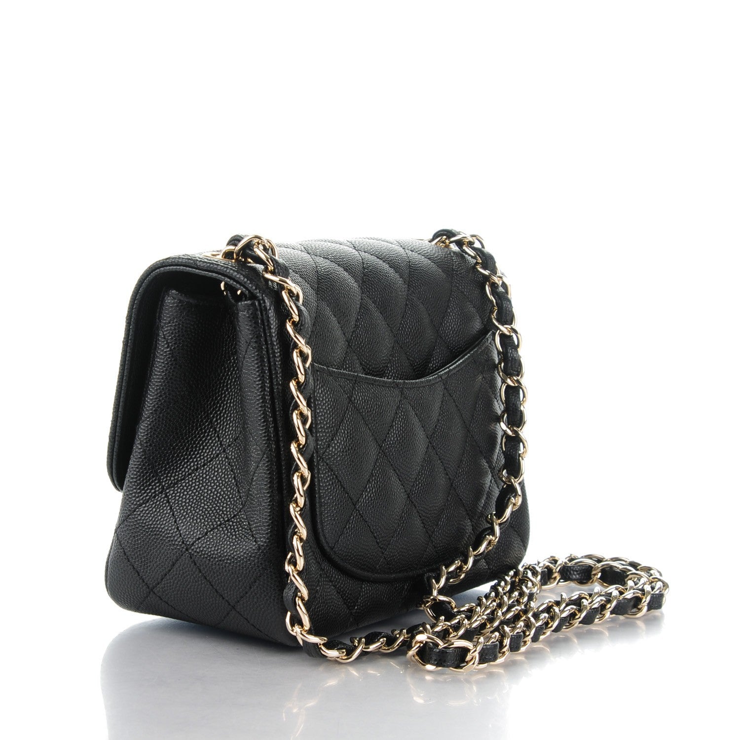 Chanel Caviar Quilted Mini Square Flap Black 3 of 7
