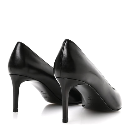 Saint Laurent Calfskin Anja 85 Pumps 36 Black 5 of 9