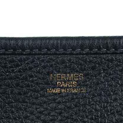 Hermes Taurillon Clemence Evelyne GM Bleu Abysse 6 of 7