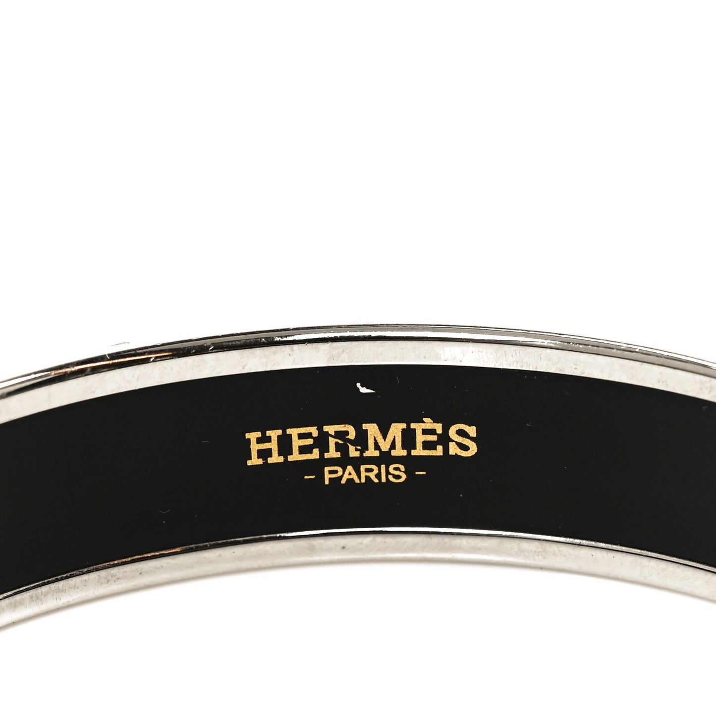 Enamel Printed Medium Caleche Bracelet 62 Lime