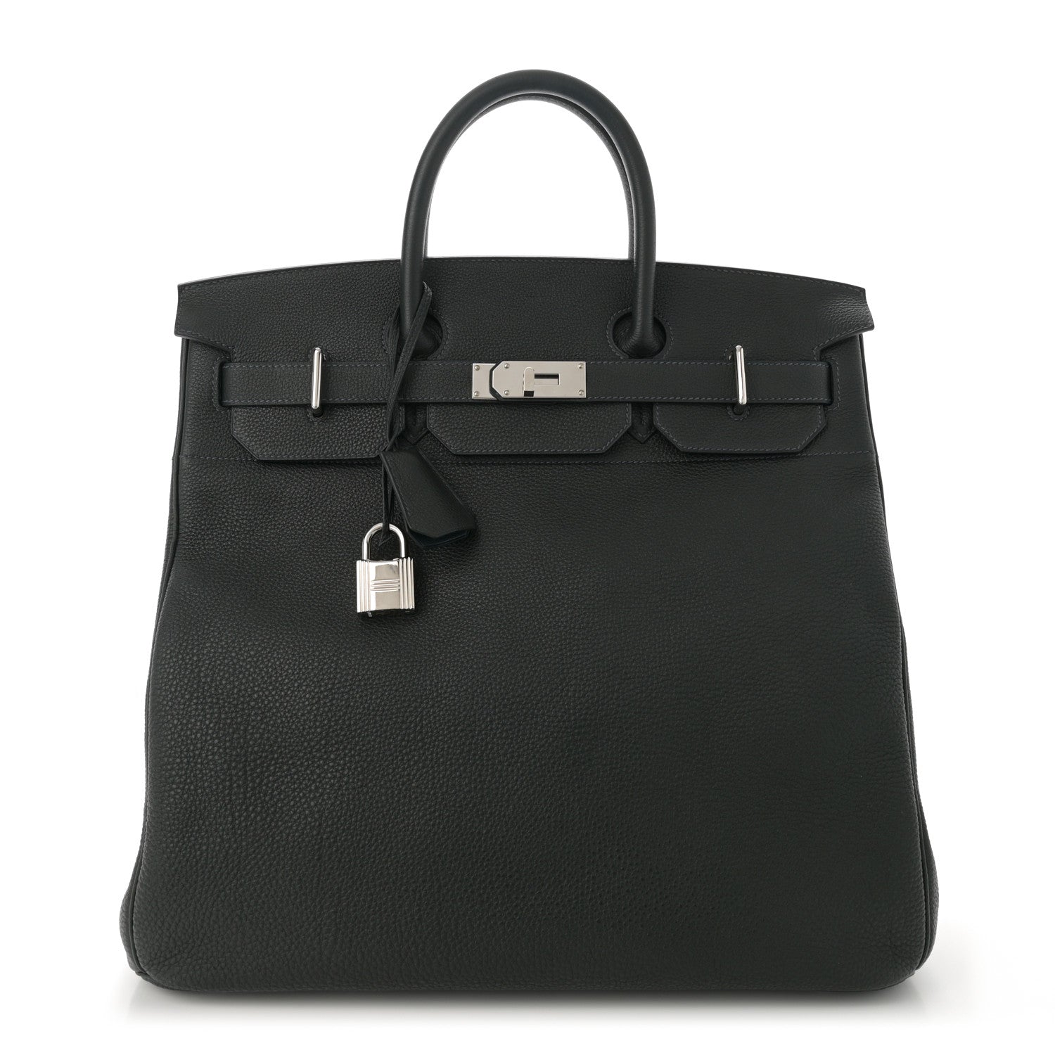 Hermes Togo HAC Birkin 40 Black Bleu Nuit 1 of 11