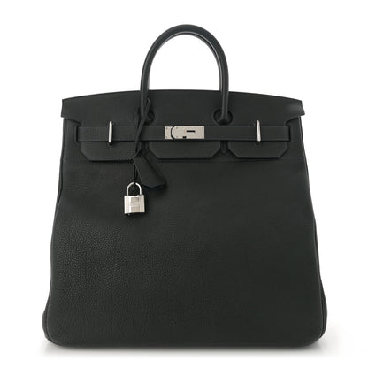 Hermes Togo HAC Birkin 40 Black Bleu Nuit 1 of 11