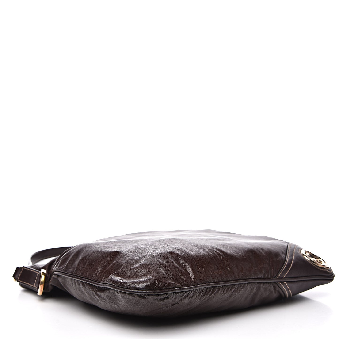 Calfskin Medium New Britt Hobo Dark Brown