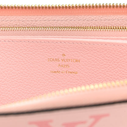 Louis Vuitton Empreinte Monogram Giant By The Pool Zippy Wallet Bouton De Rose 7 of 9